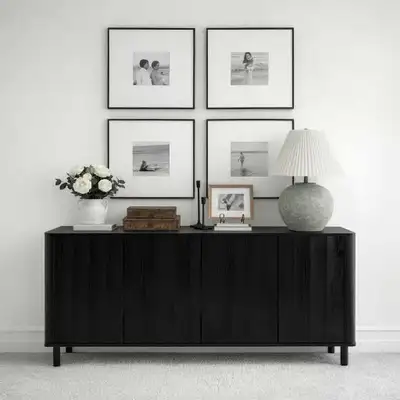 Black Modern Sideboard Cabinet, View more