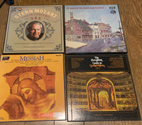 4 Vinyl Classical Music Box Sets -all are Near Mint - Lot # 45