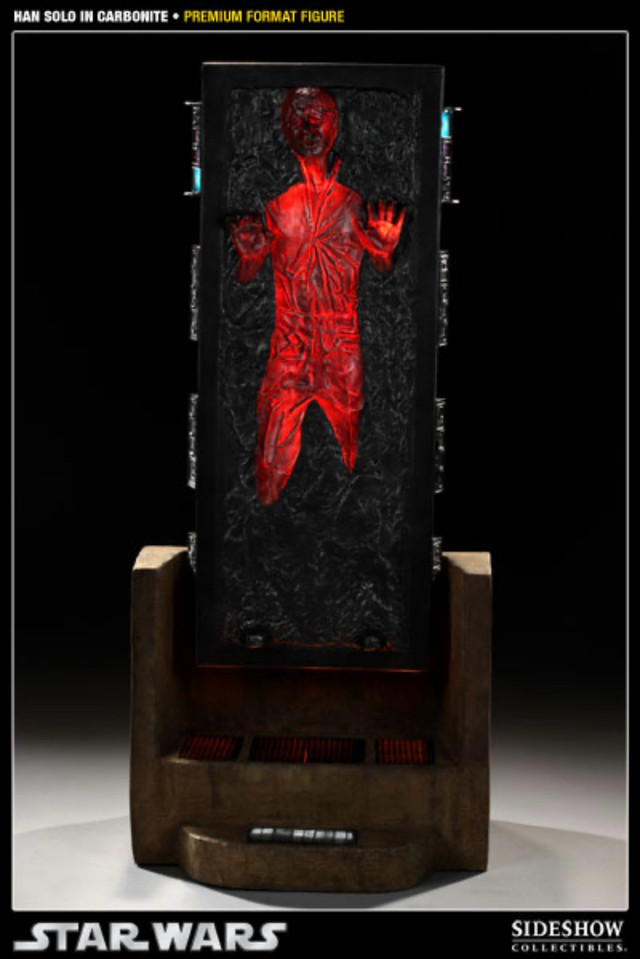Star Wars Sideshow Han Solo in Carbonite in Arts & Collectibles in Calgary - Image 2