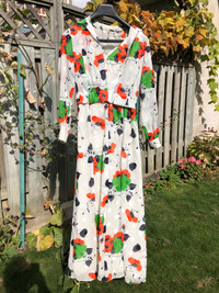 Vintage maxi dress and jacket