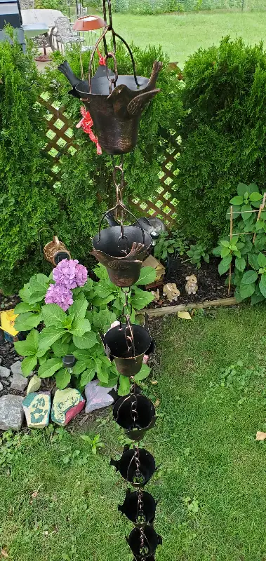 Downspouts Rain Chains Gutter Drip Chain in Outdoor Décor in City of Toronto - Image 3