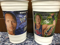 2002 WWF Attitude Era 7-11 Exclusive Collector SLURPEE Cups
