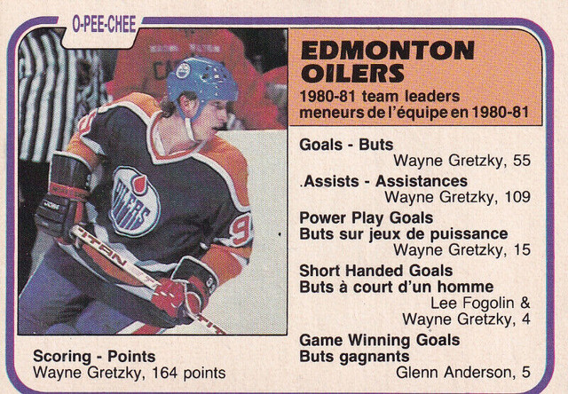 1981-82 OPC # 126 WAYNE GRETZKY dans Art et objets de collection  à Ville de Québec