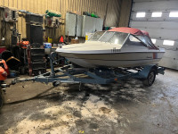 Peterborough Fiberglass Boat and Trailer - $2800