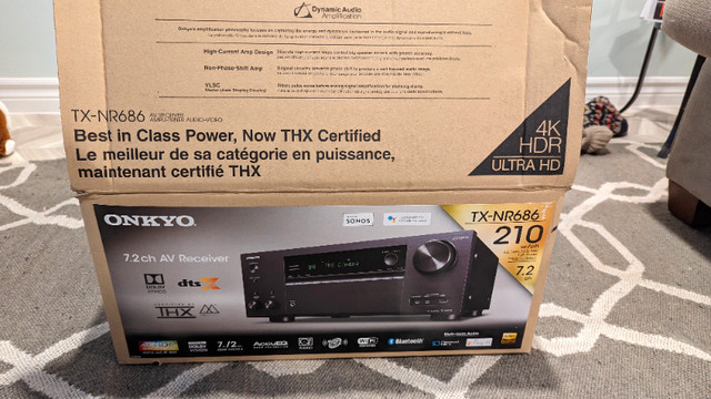 Onkyo TX-NR686 7.2ch Receiver in Stereo Systems & Home Theatre in Leamington - Image 2