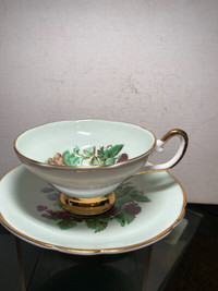 Vintage REGENCY Bone China Tea Cup & Saucer