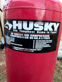 Husky 26 gallon compressor 