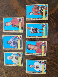 Chicago Black Hawks hockey cards - lot of 7