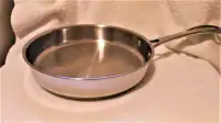 Fry Pan Cuisinart stainless steel Chef French classic 10 inch