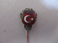 Vintage Turkiye 800 Stamped Silver Content Spoon Circa 1970s