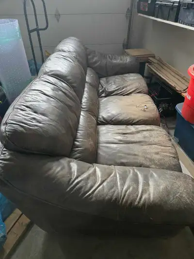 free leather couch, View more