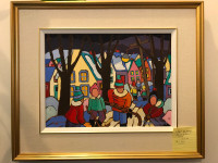 "STREET HOCKEY" BY TERRY ANANNY. ORIGINAL GREAT PRICE $1,500