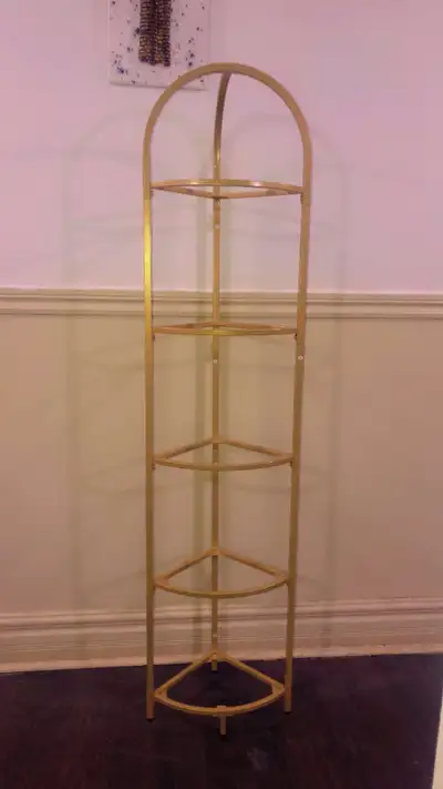 Étagère Métal Dorée de 5 Places, View more