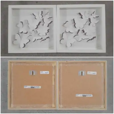 30 cm X 30cm 11.75" X 11.75" 2 available. Choose 1 for $10. Take both together for $20 total. Pick u...