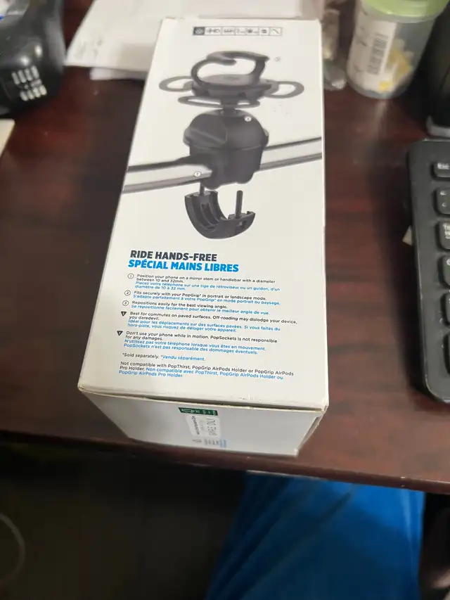 PopSockets PopMount 2 Ride Scooter & Bicycle Mount Black in Other in Longueuil / South Shore - Image 3