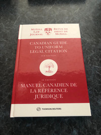 Canadian Guide to Uniform Legal Citation 