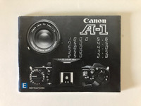Original Canon Camera Instruction Manuals