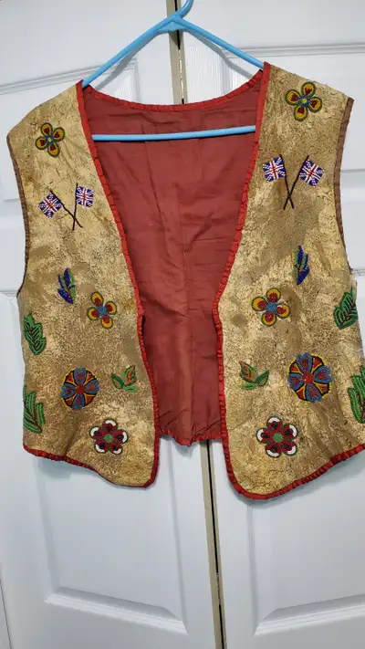 Handmade Indigenous  Beaded Vest, View more