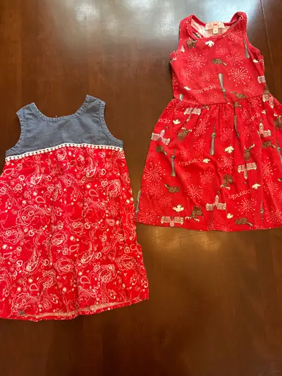 Size 4T Girl’s sleeveless dresses - $5 for all - Canada, View more