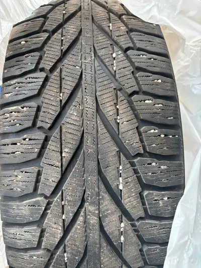 Set of 4 used winter light truck/suv tires (used on my Toyota 4Runner). Used two winters, good tread...
