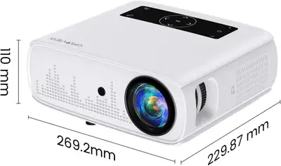 GROVIEW Projector 4k Projector with WiFi and Bluetooth Support, View more