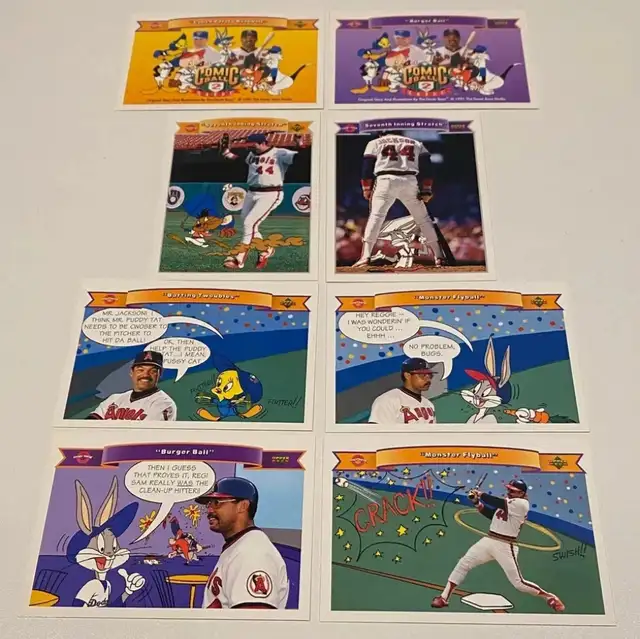 1990-91  UD Looney Tunes (450) CARD LOT - Reggie Jackson x45  in Arts & Collectibles in City of Montréal - Image 4