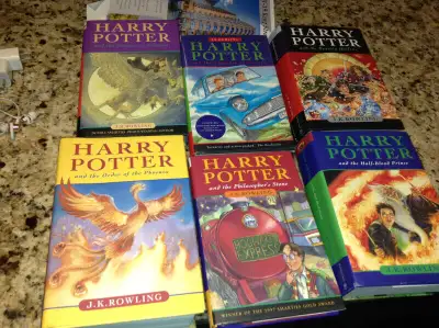 Harry Potter books for sale, View more