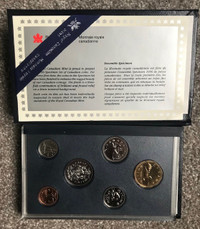 1996 Canadian coin set