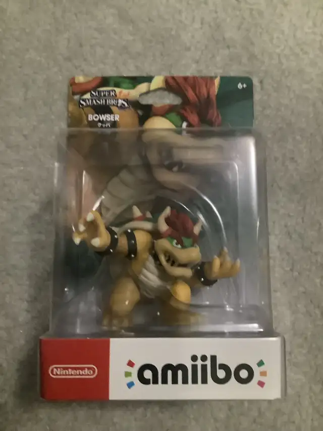 Nintendo amiibo bowser (seal new) in Nintendo Wii U in Markham / York Region - Image 2