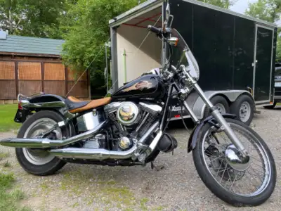 Bike works fine, carbureted, no computer, will last forever if taken care of. Includes original soft...