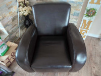 Vinyl/leather chair