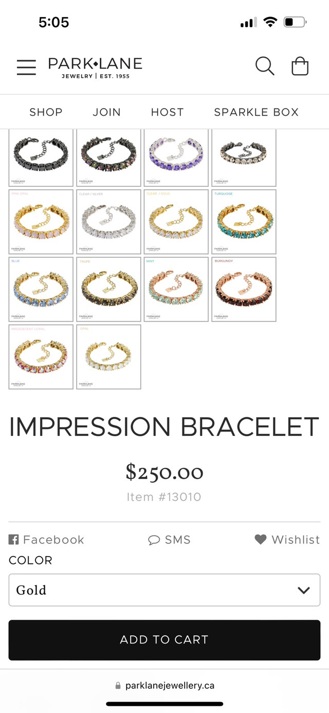 Park lane impression bracelet  in Jewellery & Watches in North Bay