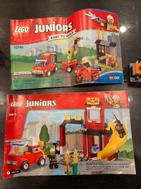 LEGO JUNIORS EASY TO BUILD damaged box 10751 MOUNTAIN POLICE CHASE