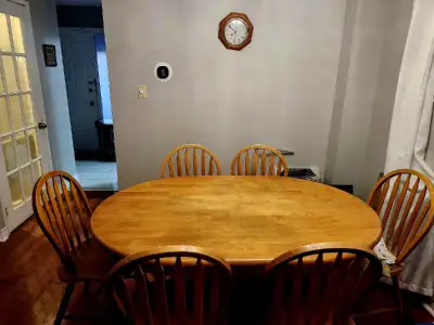 Wooden Dining Table with 6 chairs, View more