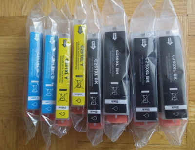 Lot 8 Canon Pixma Computer Printer Ink C251XL C250XL NEW, View more