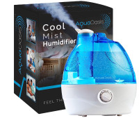 AquaOasis™ Cool Mist Humidifier (2.2L Water Tank)