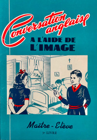 Antiquité 1949 Conversation anglaise à l'aide de l'image