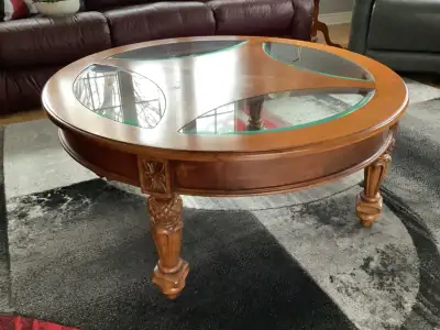 Table, chair and hutch, View more