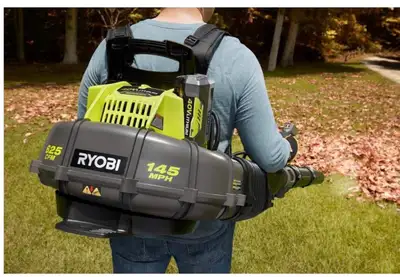Ryobi 40V Brushless Backpack Leaf Blower, View more