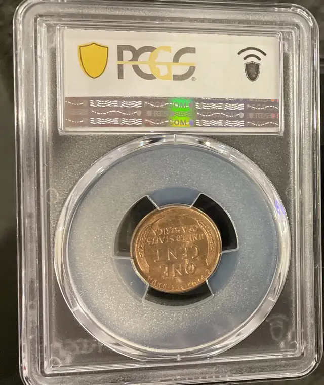 1916-s USA 1 cent pcgs ms64RB in Arts & Collectibles in Mississauga / Peel Region - Image 3