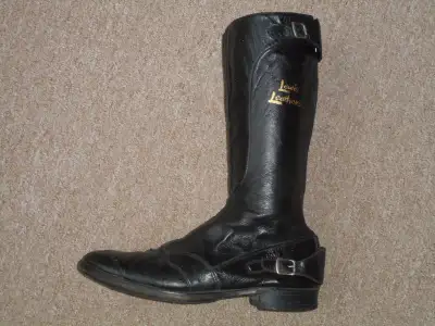I am selling a near 50 year old pair of Lewis Leathers roadracing boots. Size US/CAN 11. I am the or...