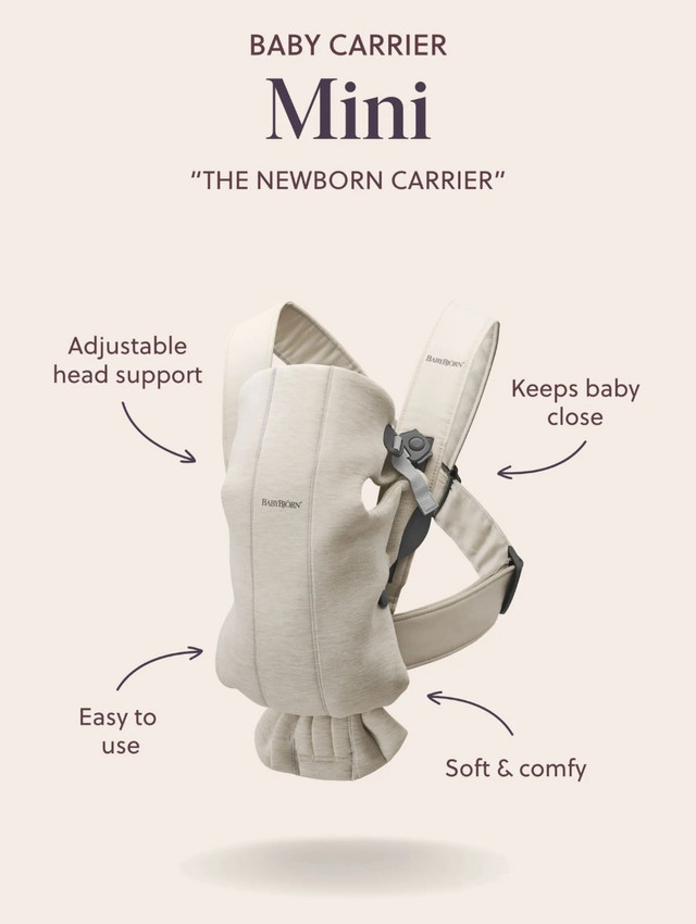 BabyBjorn Baby Carrier Mini in Strollers, Carriers & Car Seats in Guelph - Image 3