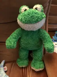 Green Frog stuffed animal