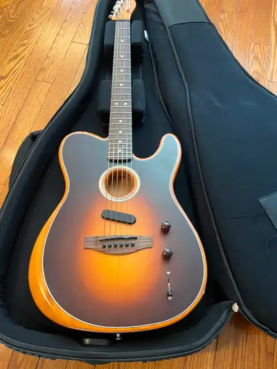 Fender Acoustasonic Player Telecaster Bought in 2001, very lightly used like new condition. Shadow b...