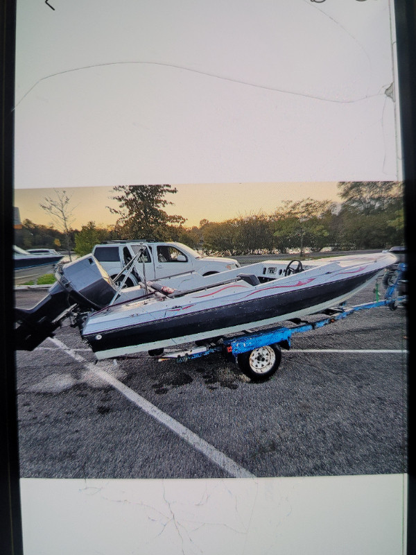 16ft caddorette closed bow with trailer in Powerboats & Motorboats in Mississauga / Peel Region - Image 4