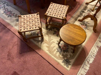Antique Wooden Stools/End Table Lot - individual pricing  – rob