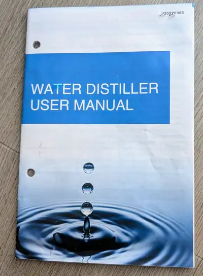 I have used this unit for 2 years but no longer require it. I have the original user guide as seen i...