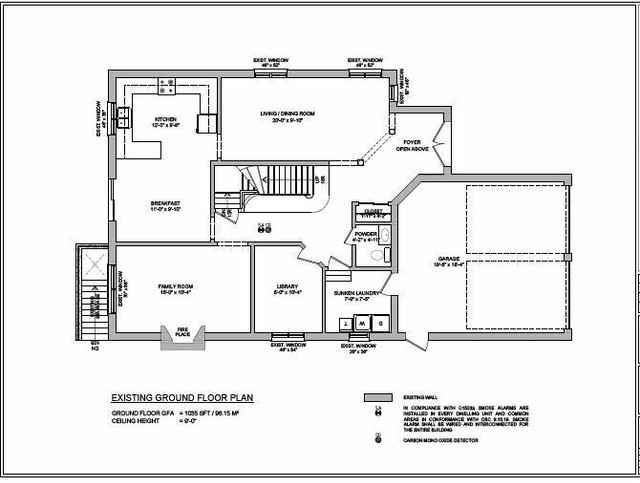 LEGAL BASEMENT/2nd UNIT PERMIT DRAWINGS- MISSISSAUGA/BRAMPTON in Other in Mississauga / Peel Region - Image 3