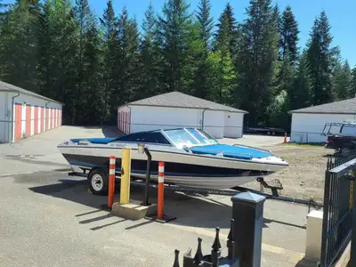 1990 four winns 17ft boat comes with original four winns trailer it does run had it on the lake 3 se...