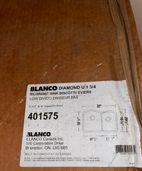 BLANCO DIAMOND U 1 3/4 SILGRANIT Sink - Biscotti/Eviers